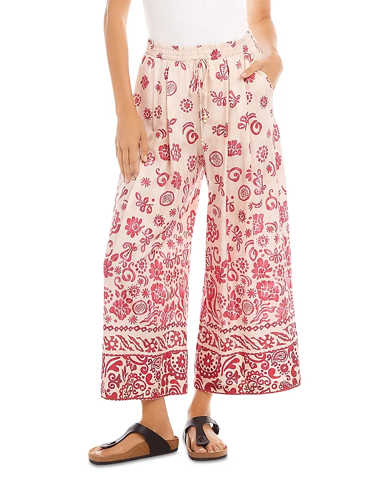 Fifteen Twenty Etta Border Print Pants
