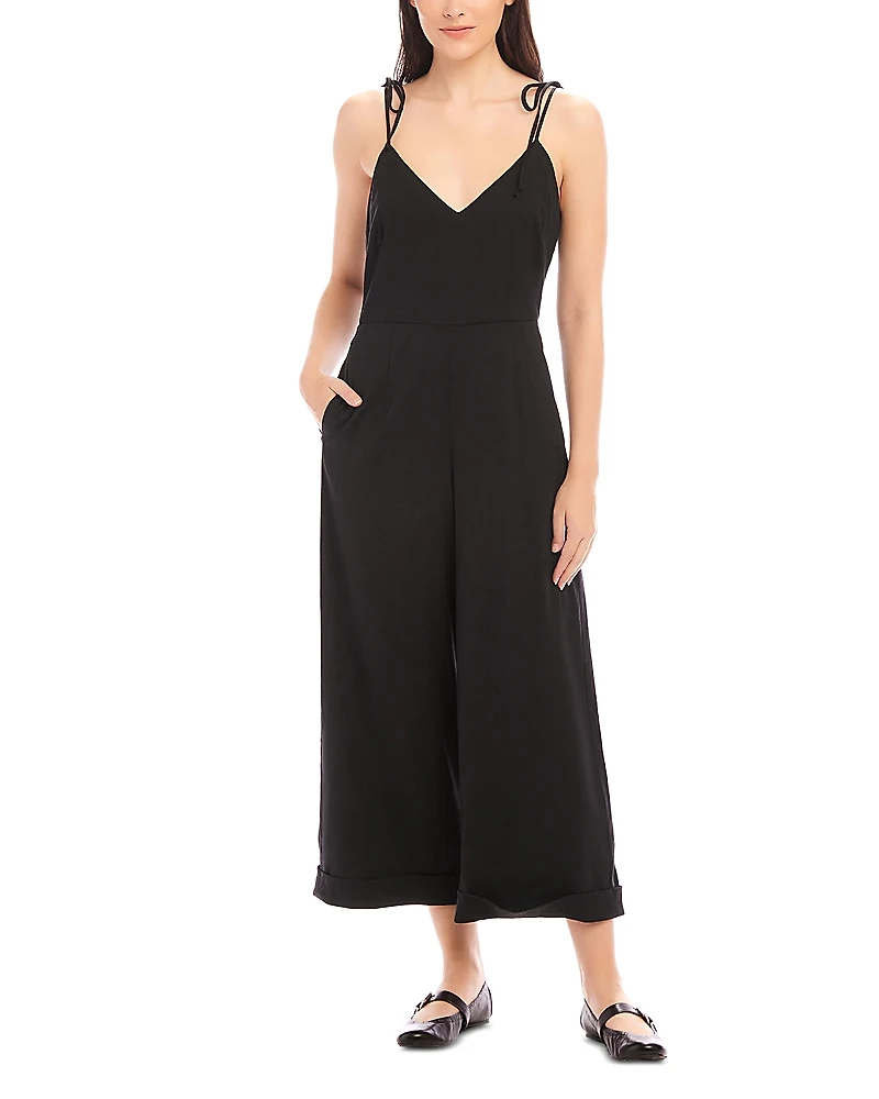 Fifteen Twenty Dana Cropped Wide Leg Jumpsuit