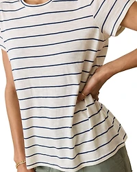 Striped Swing Crewneck Tee