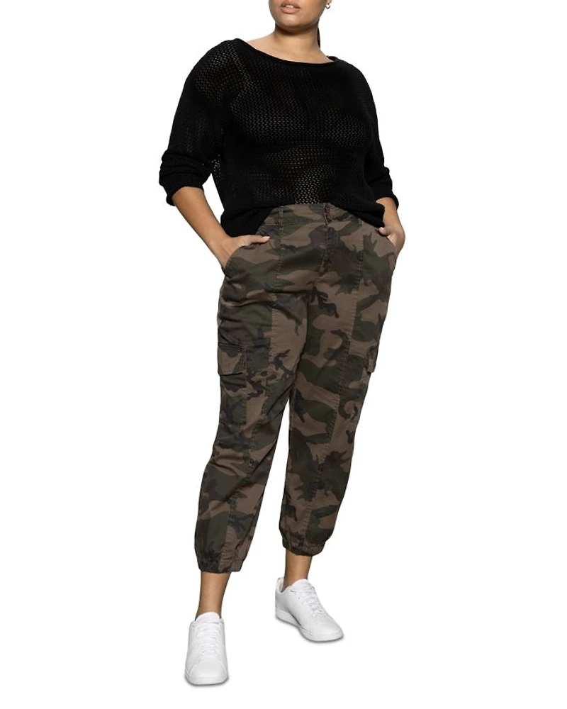 Plus Open Knit Sweater
