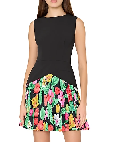 Milly Haddy Tulip Rosette Dress