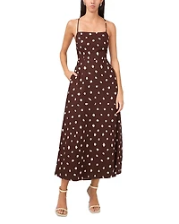 1.state Strappy Lace Up Maxi Dress
