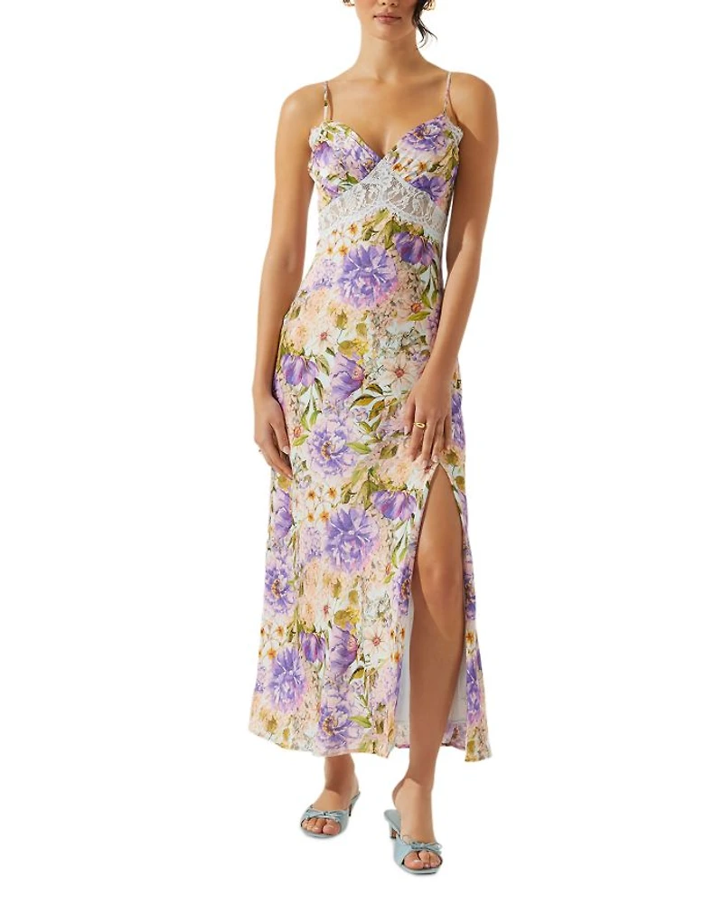 Ivanna Lace Trim Dress
