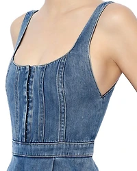 Diana Tiered Denim Dress