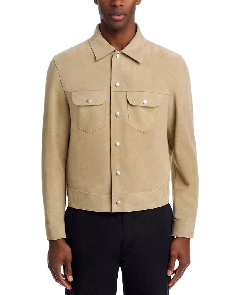 Suede Trucker Jacket