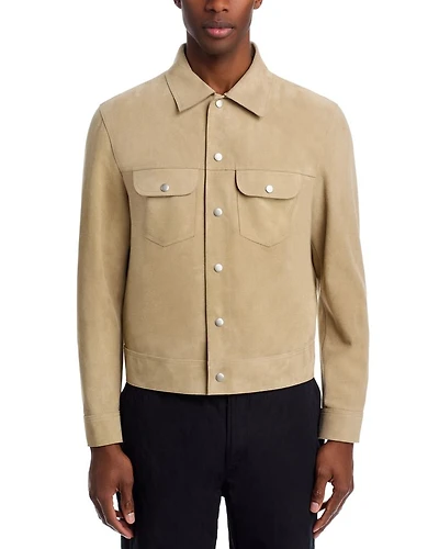 Suede Trucker Jacket