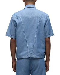 Short Sleeve Button Front Shirt