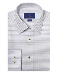 Trim Fit Dobby Tattersall Check Dress Shirt