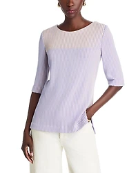 Multi-Stripe Knit Tunic