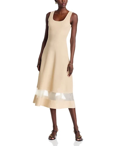 Modern Fit & Flare Midi Dress