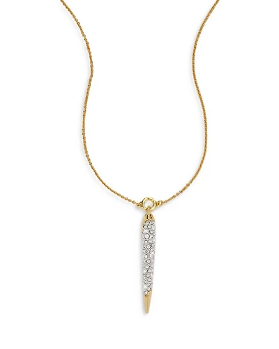 Solanelas Crystal Spear Necklace, 16"
