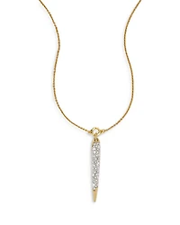 Solanelas Crystal Spear Necklace, 16"