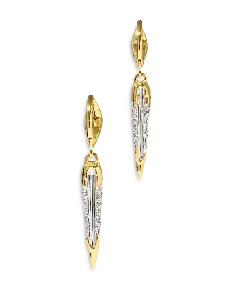 Solanales Crystal Spear Earrings