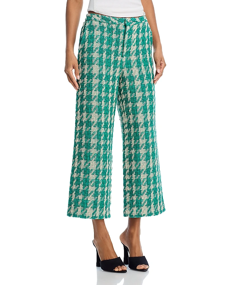 L'Agence Lula Straight Leg Crop Trousers