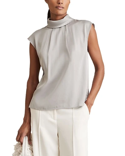 Dania High Neck Shell Top