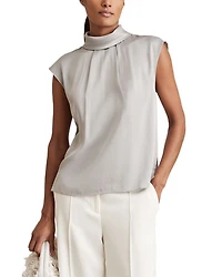 Dania High Neck Shell Top