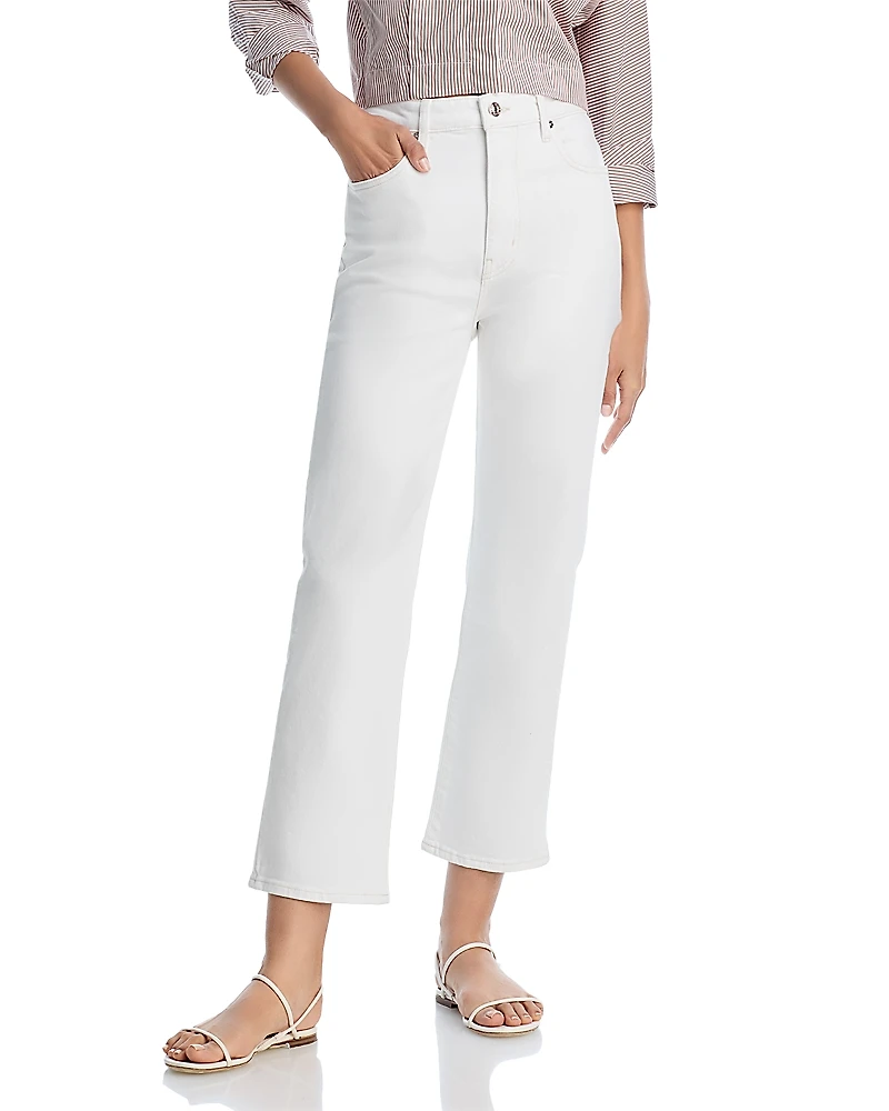 Frame The Ruler High Rise Crop Jeans