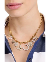 Lucky Charm Statement Necklace, 16"