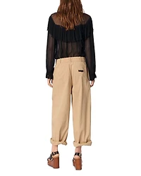 Ruffled Chiffon Top