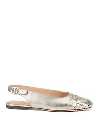 Women's Mara Woven Slingback Flats