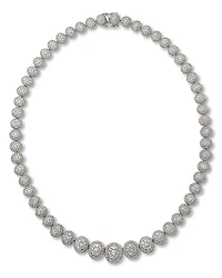 Bloomingdale's Fine Collection Diamond Graduated Pave Necklace