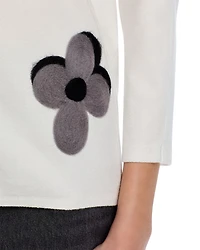 Floral Dolman Sleeve Sweater