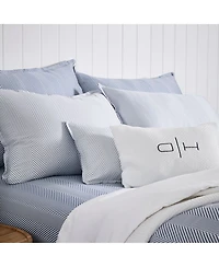 Leze Blue Linen 4 Piece Set, Full