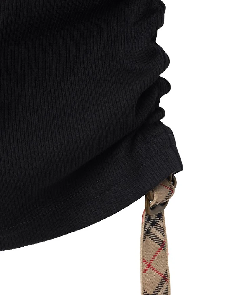 Ruched Sleeveless Top