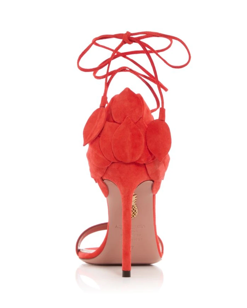 Women's Hibiscus Ankle Tie Sandals
