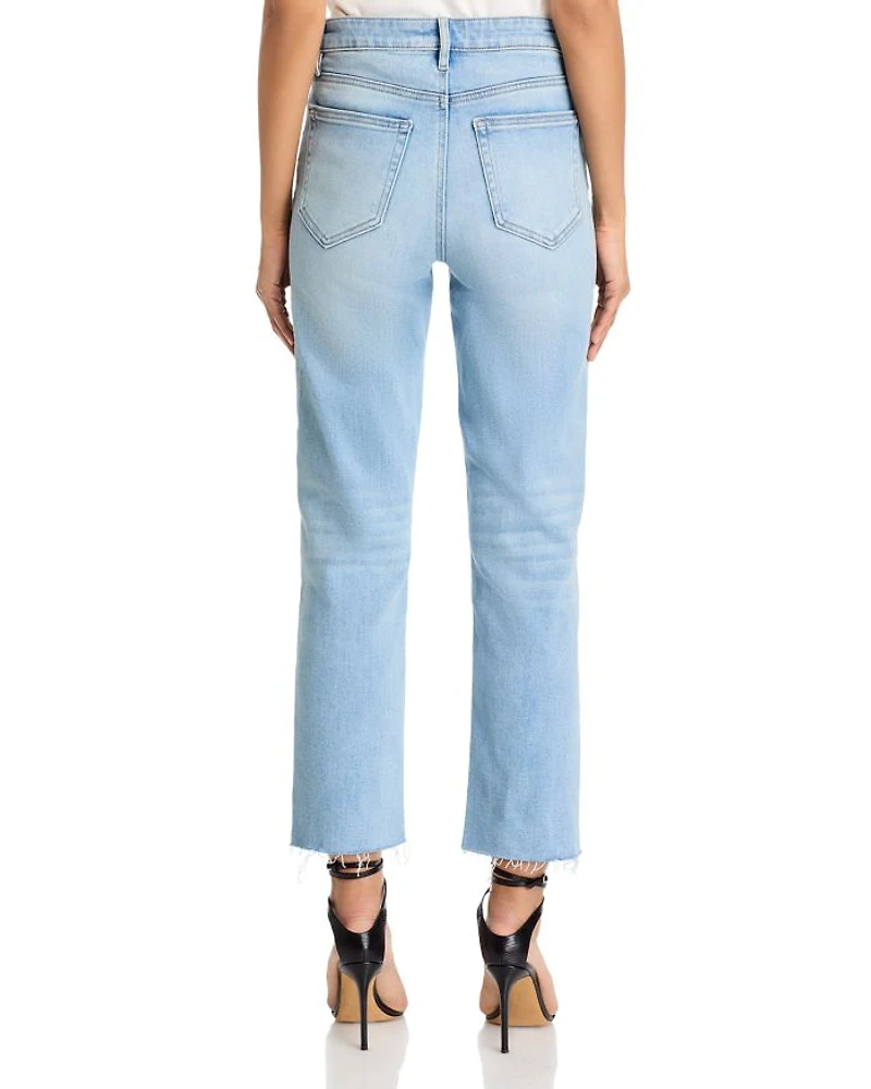 High Rise Straight Jeans