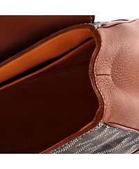 Mini Saigon Top Handle Bag Coated Canvas with Leather