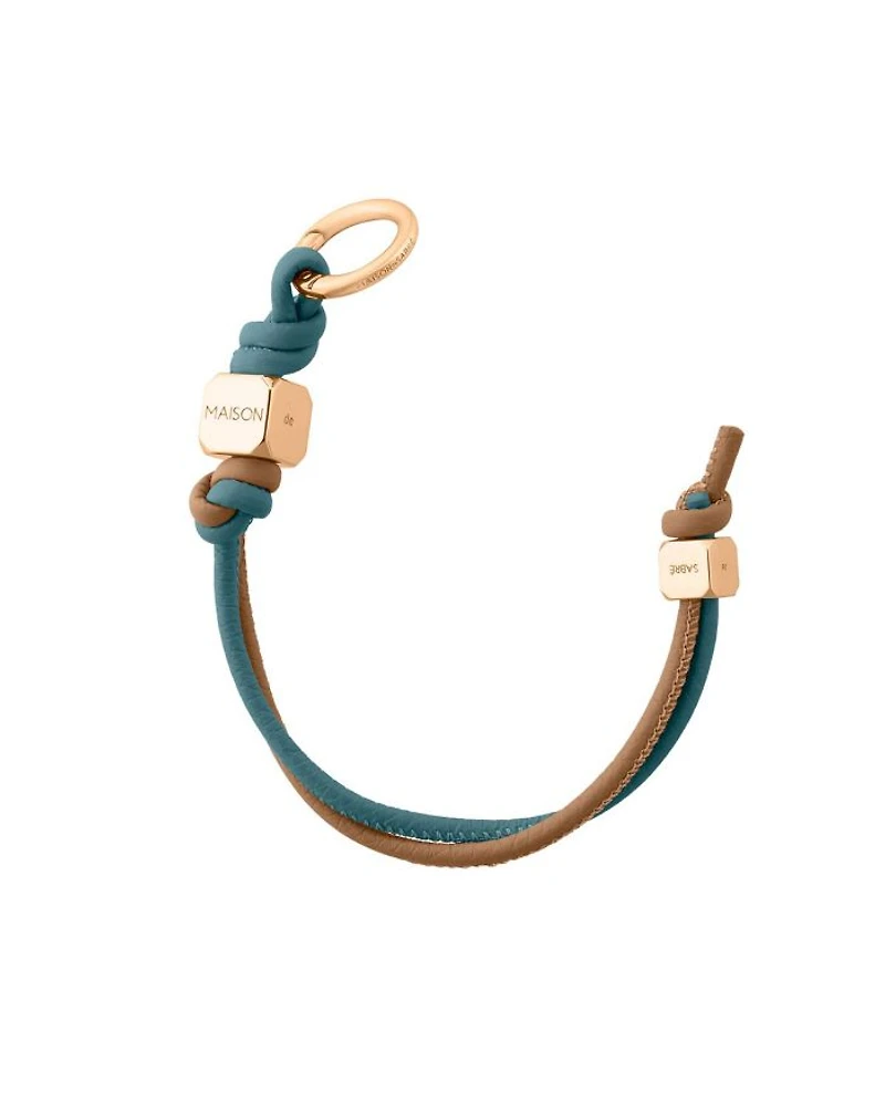 Leather Wristlet Charm