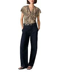 Animal Spot Printed Blouse