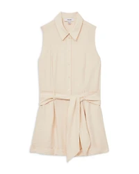 Belted Sleeveless Playsuit