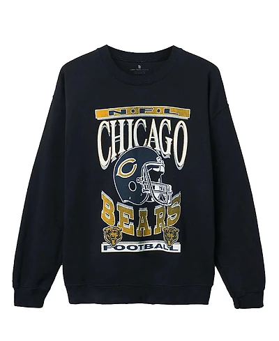 Junk Food Clothing Unisex Nfl Chicago Bears Helmet Flea Market Crew