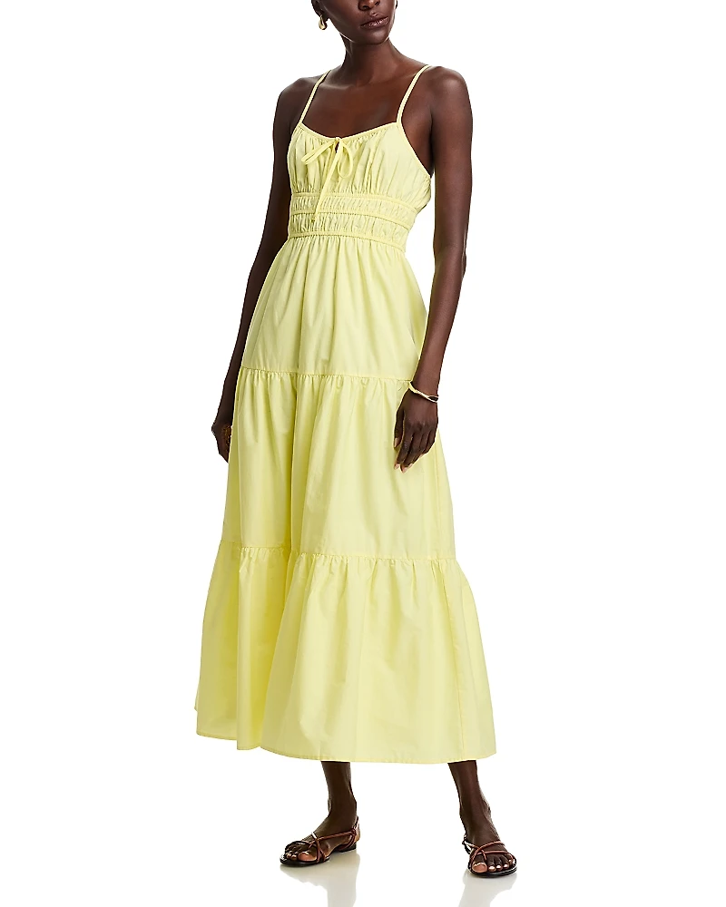 Koko + Mason Cinched Waist Maxi Dress