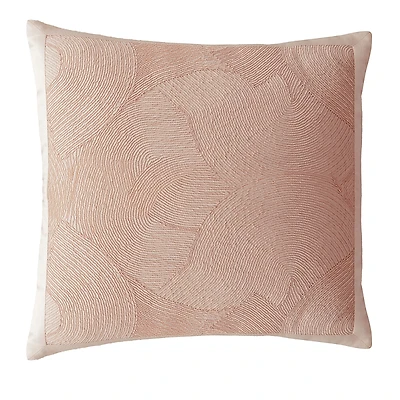 Donna Karan Home Cord Swirl Decorative Pillow, 14 x 20