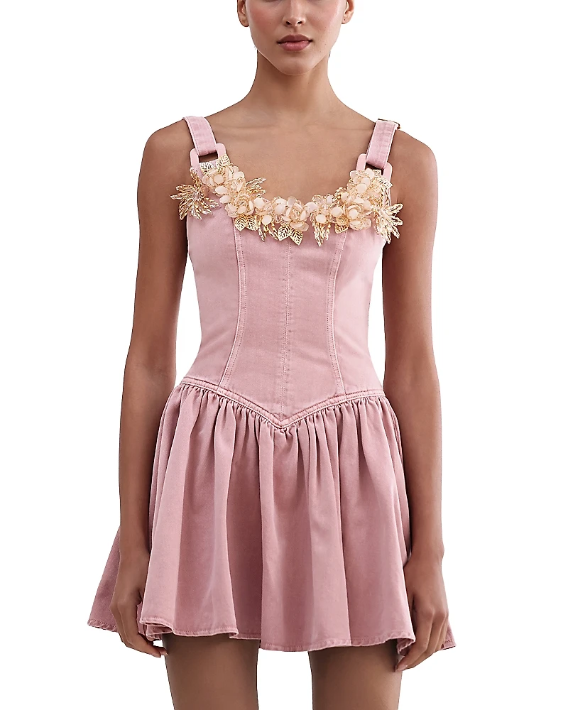 PatBO Denim Mini Dress