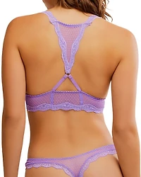 Midweek Dotted Mesh Thong