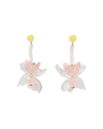 Bright Orchid Drop Earrings