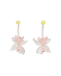 Bright Orchid Drop Earrings