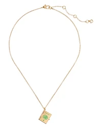 Passport Pendant Necklace, 16"-19"