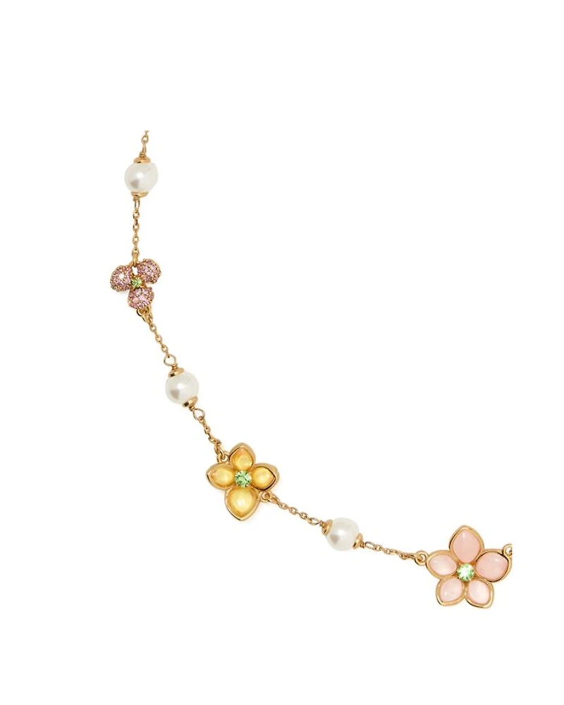 Pastel Petals Scatter Necklace, 16"-19"