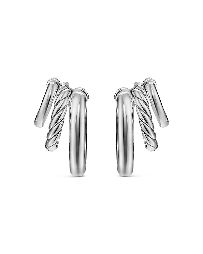 Dy Mercer Three Row Hoop Earrings
