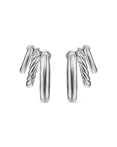 Dy Mercer Three Row Hoop Earrings