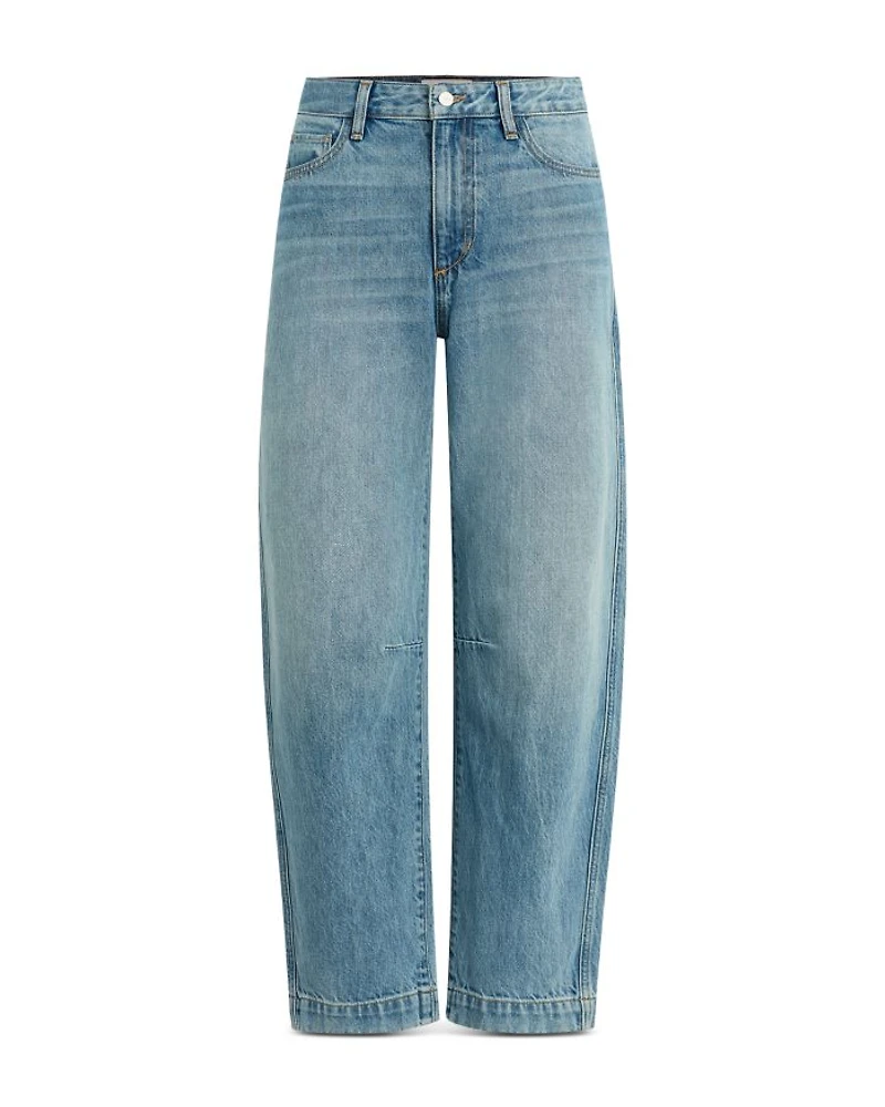The Wilder High Rise Relaxed Barrel Jeans Sincere