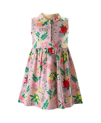 Girls' Botanical Floral Jersey Dress - Baby, Little Kid, Big Kid