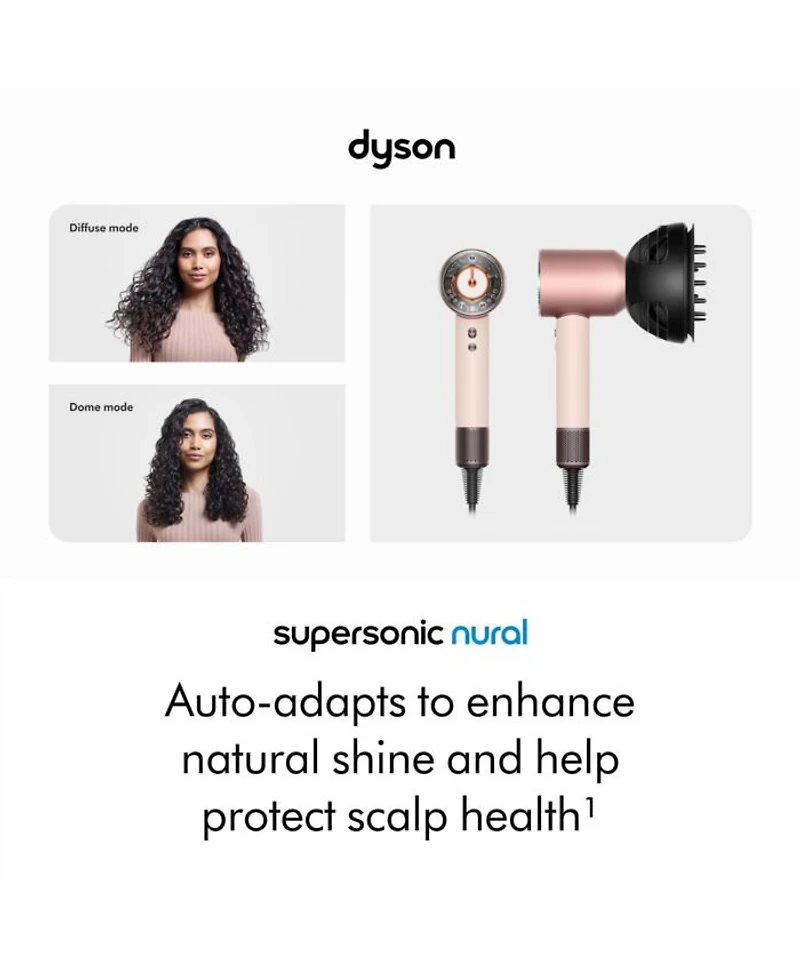 Supersonic Nural™ Hair Dryer | Ceramic Pink/Rose Gold
