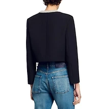 Beaded Collar Jacket