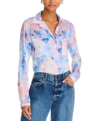 Garden Mist Printed Button Shirt